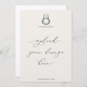 5x7" Gedrukte DigiBuddha Uitnodigingen Diverse Pap (Voorkant / Achterkant)