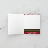 5x7 gepersonaliseerd het VOUWEN van het Wenskaart Feestdagen Kaart (Binnen)