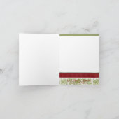 5x7 gepersonaliseerd het VOUWEN van het Wenskaart Feestdagen Kaart (Binnen)