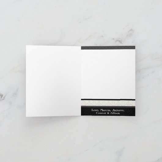 5x7 gepersonaliseerd het VOUWEN van het Wenskaart Feestdagen Kaart (Binnen)