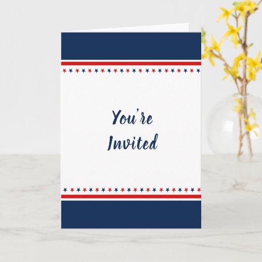 5x7 gevouwen uitnodiging Wenskaart (Gele Bloem)