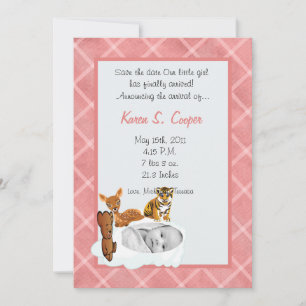 5x7 'Girl Cloud PHOTO' over de bekendmaking van de Kaart