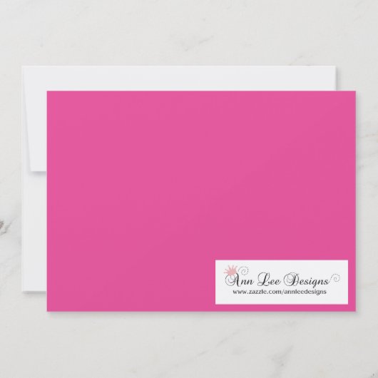 5x7 Glitz Glimmer Quinceanera Birthday Uitnodiging (Achterkant)