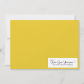 5x7 Glitz Glimmer Quinceanera Verjaardag Uitnodigi Kaart (Achterkant)