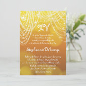 5x7 Glitz Glimmer Quinceanera Verjaardag Uitnodigi Kaart (Staand voorkant)