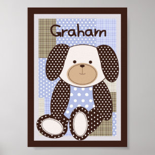 5x7 "Graham" Graham Crackers Baby Beddeding Wall A Poster