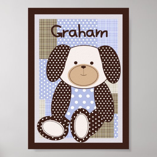 5x7 "Graham" Graham Crackers Baby Beddeding Wall A Poster (Voorkant)