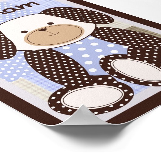 5x7 "Graham" Graham Crackers Baby Beddeding Wall A Poster (Hoek)