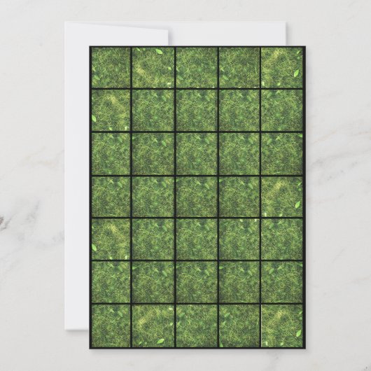 5x7 Grass Paper Gridmap Kaart (Achterkant)