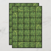 5x7 Grass Paper Gridmap Kaart (Voorkant / Achterkant)