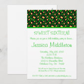 5x7 Green Cheetah 16th Birthday Invitation Kaart (Voorkant / Achterkant)