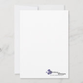 5x7 Green Polkadot Dinosaur Birthday Invite Kaart (Achterkant)