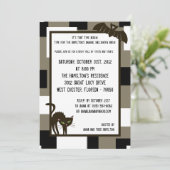 5x7 Halloween Leuke Feestuitnodiging Kaart (Staand voorkant)
