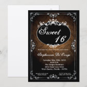 5x7 Hanger Broach Sweet 16 Verjaardag Uitnodiging (Voorkant / Achterkant)