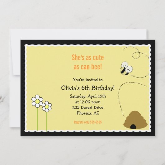 5x7 "Happy Birthday"-Kaart Kaart (Voorkant)