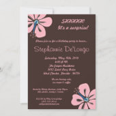 5x7 Hawaiian Hibiscus Flower Birthday Invitation Kaart (Voorkant)