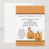 5x7 Herfst Pumpkins Harvest Thanksgiving Uitnodigi Kaart (Voorkant / Achterkant)