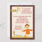 5x7 herfst thanksgiving diner feest uitnodiging (Voorkant)