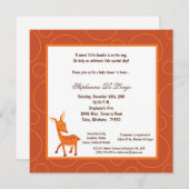 5x7 Herten Pok-a-Dot Baby shower Kaart (Voorkant / Achterkant)