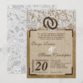 5x7 Hoefijzers over de uitnodiging voor een bruilo (Voorkant / Achterkant)