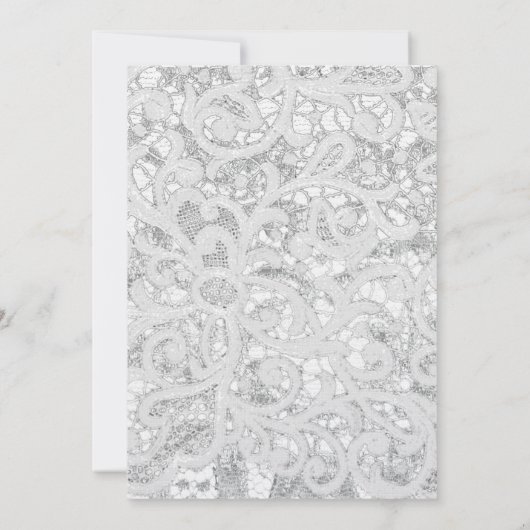 5x7 Hoefijzers over de uitnodiging voor een bruilo (Achterkant)