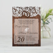 5x7 Hoefijzers over de uitnodiging voor het huweli (Staand voorkant)