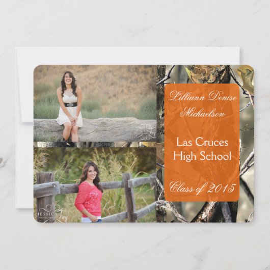 5x7 Hogere aankondiging van Camo Camouflage door H (Voorkant)