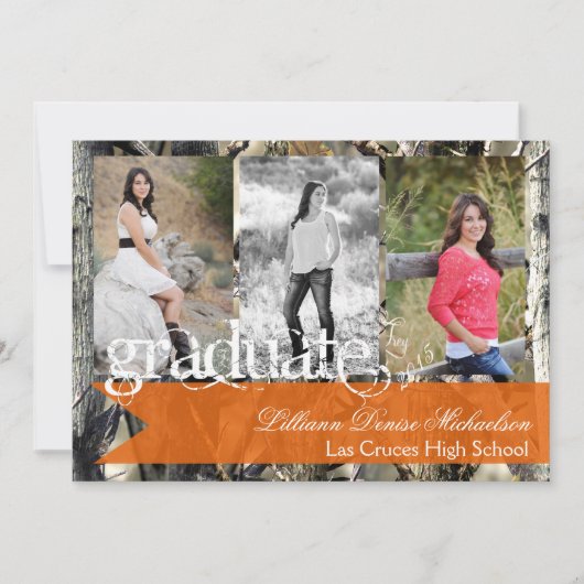 5x7 Hogere aankondiging van Camo Camouflage door H (Voorkant)