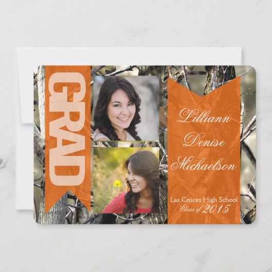 5x7 Hogere aankondiging van Camo Camouflage door H (Voorkant)