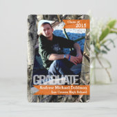 5x7 Hogere aankondiging van Camo Camouflage door H (Staand voorkant)