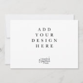 5x7" Horizontal Landscape Cards Kaart (Voorkant)