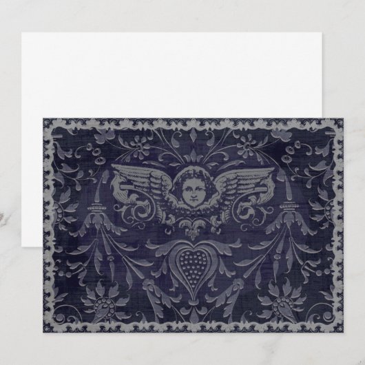 5x7 horizontale Kaart Dark Angel (Voorkant / Achterkant)