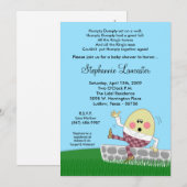 5x7 Humpty Dumpty Nursery Baby shower Invitation Kaart (Voorkant / Achterkant)