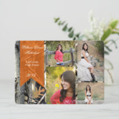 5x7 Hunters Camo Camouflage Senior Aankondiging (Staand voorkant)