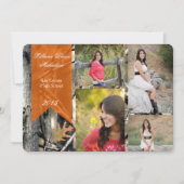 5x7 Hunters Camo Camouflage Senior Aankondiging (Voorkant)