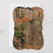 5x7 Hunting Deer Buck Head Camo Wedding Invitation Kaart (Achterkant)