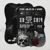 5x7 Huwelijksuitnodiging Haunting Adeline Zade Mea Kaart (Voorkant / Achterkant)