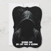 5x7 Huwelijksuitnodiging Haunting Adeline Zade Mea Kaart (Achterkant)