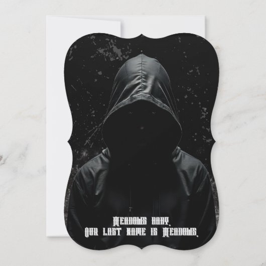 5x7 Huwelijksuitnodiging Haunting Adeline Zade Mea Kaart (Achterkant)