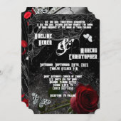 5x7 Huwelijksuitnodiging Haunting Adeline Zade Mea Kaart (Voorkant / Achterkant)