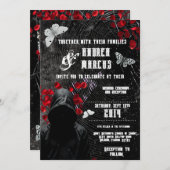 5x7 Huwelijksuitnodiging Haunting Adeline Zade Mea Kaart (Voorkant / Achterkant)