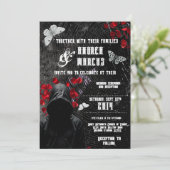 5x7 Huwelijksuitnodiging Haunting Adeline Zade Mea Kaart (Staand voorkant)