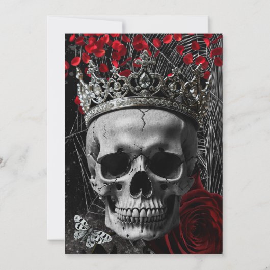 5x7 Huwelijksuitnodiging Haunting Adeline Zade Mea Kaart (Achterkant)