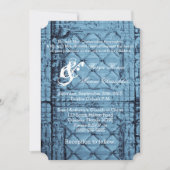 5x7 Huwelijksuitnodiging Rustieke Tin Panel Plafon Kaart (Voorkant)