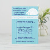 5x7 Igloo Baby Blue Invitation Kaart (Staand voorkant)