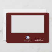 5x7 in. Flat TY-berichtkaart Halloween Samoyed  Bedankkaart (Achterkant)