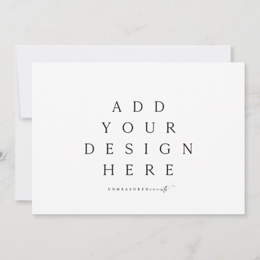 5x7-inch horizontale Kaarten (Achterkant)