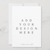 5x7-inch Kaart afdrukken (Voorkant)