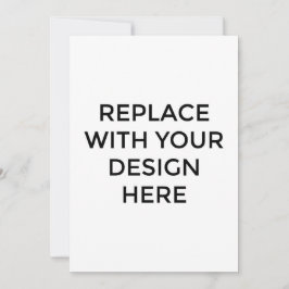 5x7-inch Kaart met rugontwerp afdrukken