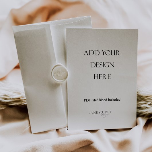 5x7-inch Kaart voor uitnodigingen afdrukken